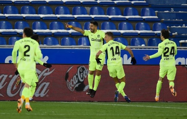 Atlético de Madrid jogando em La Liga