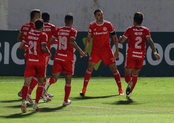 Comemoração de gol do Inter. Foto: Getty Images