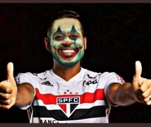 Meme publicado por torcedor são-paulino. Foto: Reprodução/Twitter