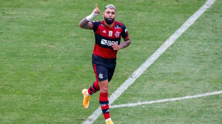 Gabigol e Ceni se estranharam no partida contra o Atlhetico-PR, no fim de semana. (Foto: Getty Images)