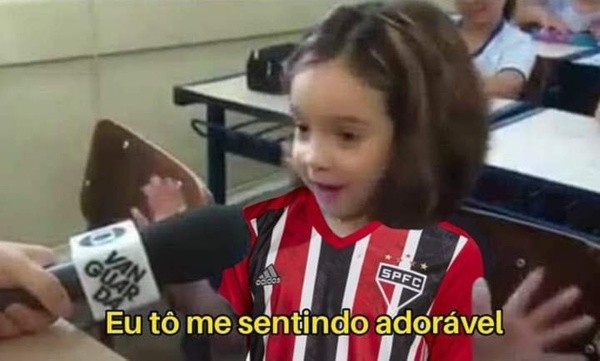 Meme da torcida do São Paulo. Foto: Reprodução/Twitter