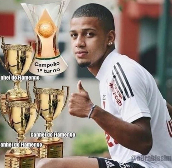 Meme feito por rivais do São Paulo. Foto: Reprodução/Twitter 