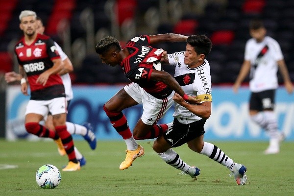 Bruno Henrique e Gabigol fizeram os gols da partida (Crédito: Getty Images)
