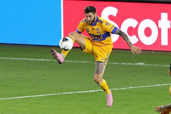 O francês Gignac fez de pênalti o único gol da partida (Crédito: Getty Images)