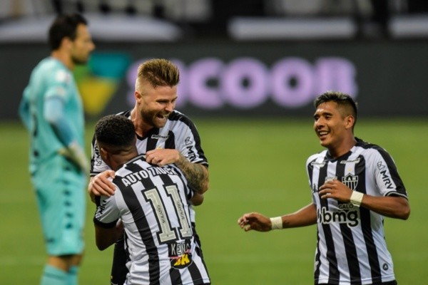 Comemoração de gol do Atlético-MG. Foto: Getty Images