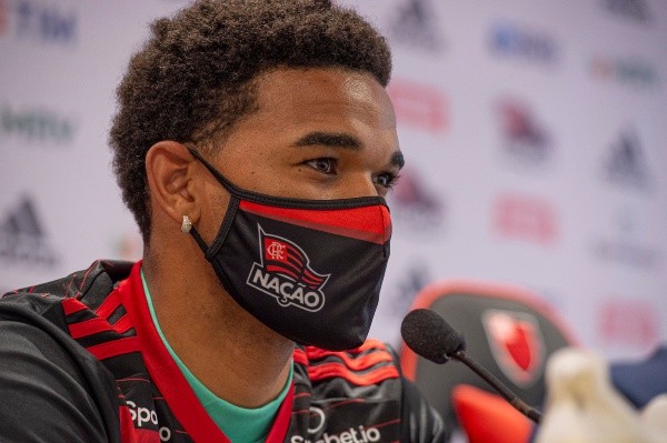 Bruno Viana: lesionado (Foto: Alexandre Vidal/Flickr/Flamengo)