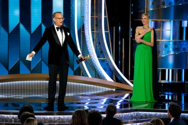 Tom Hanks é homenageado no Golden Globe 2020. Foto: Getty Images