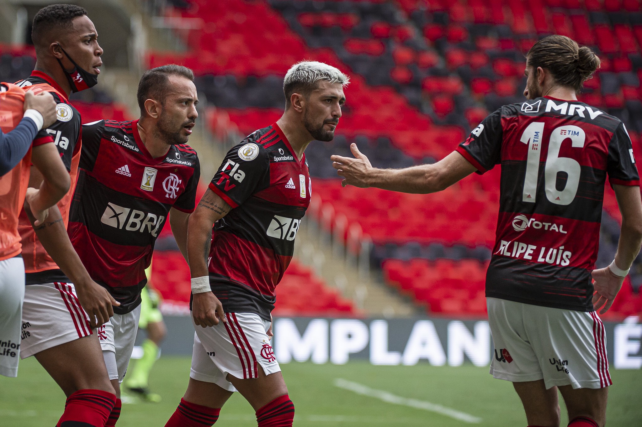 Flamengo deve entrar em campo com mesma escalação que bateu o Inter (Foto: Alexandre Vidal/Flamengo)