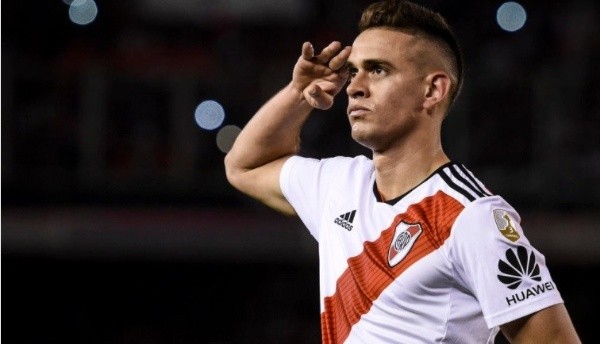 Borré está na lista de indicações de Abe Ferreira para o Palmeiras em 2021 (Foto: Divulgação/CA River Plate)