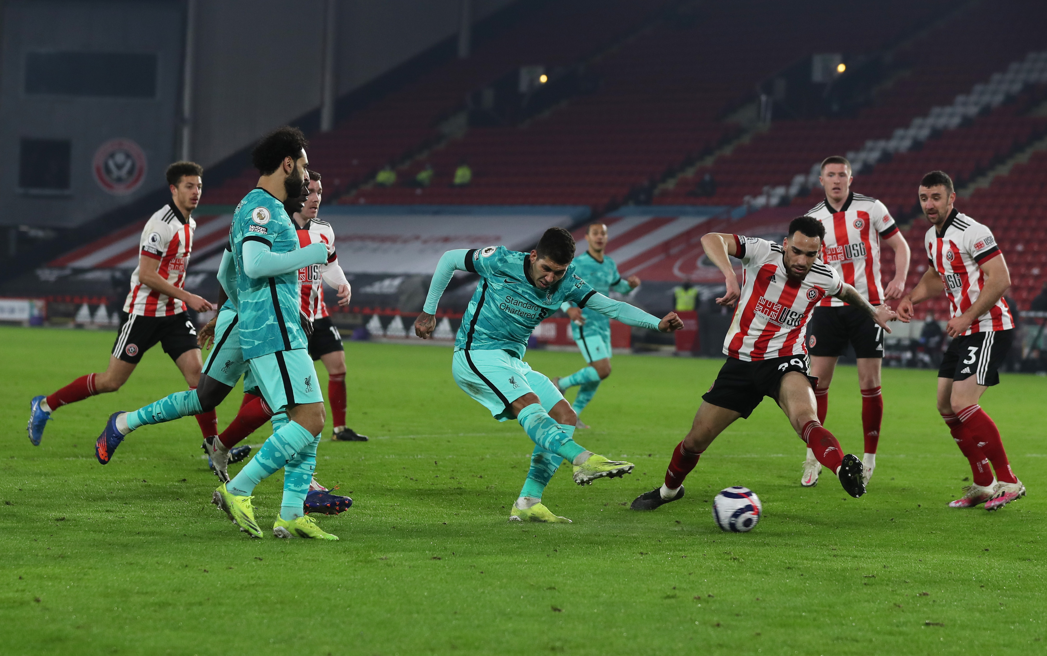 Liverpool em campo pela Premier League. (Foto: Getty Images)