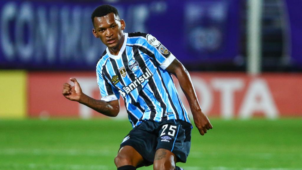 Jailson: em ação pelo Grêmio (Foto: Lucas Uebel/Grêmio)