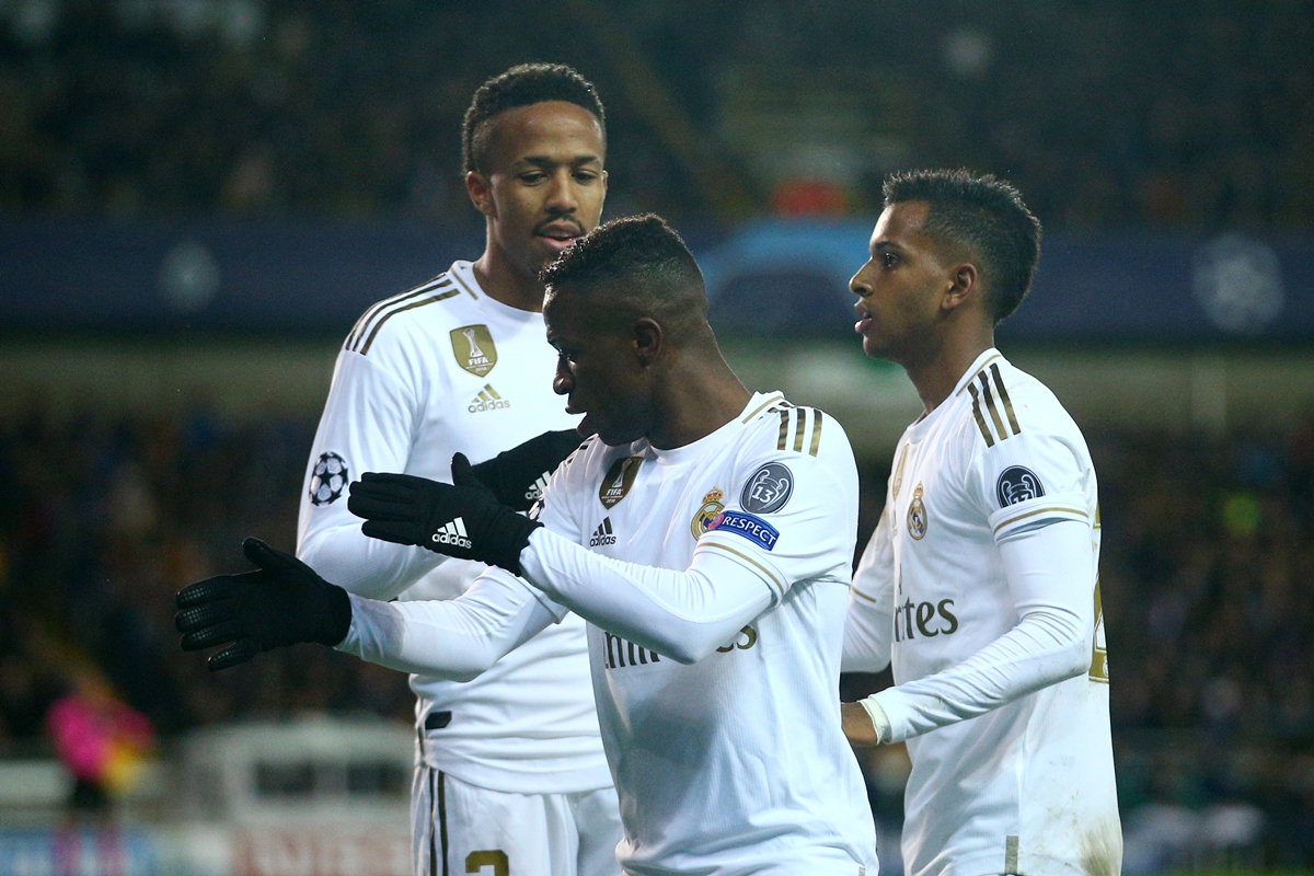 Comemoração de gol do Real Madrid. Foto: Getty Images