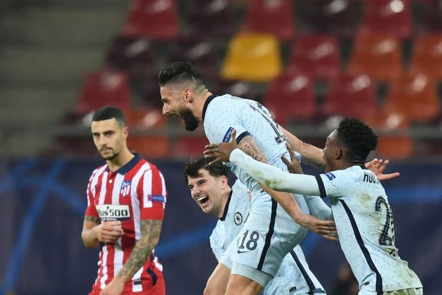 Atlético de Madrid x Chelsea no primeiro confronto da Champions League. (Foto: Getty Images)