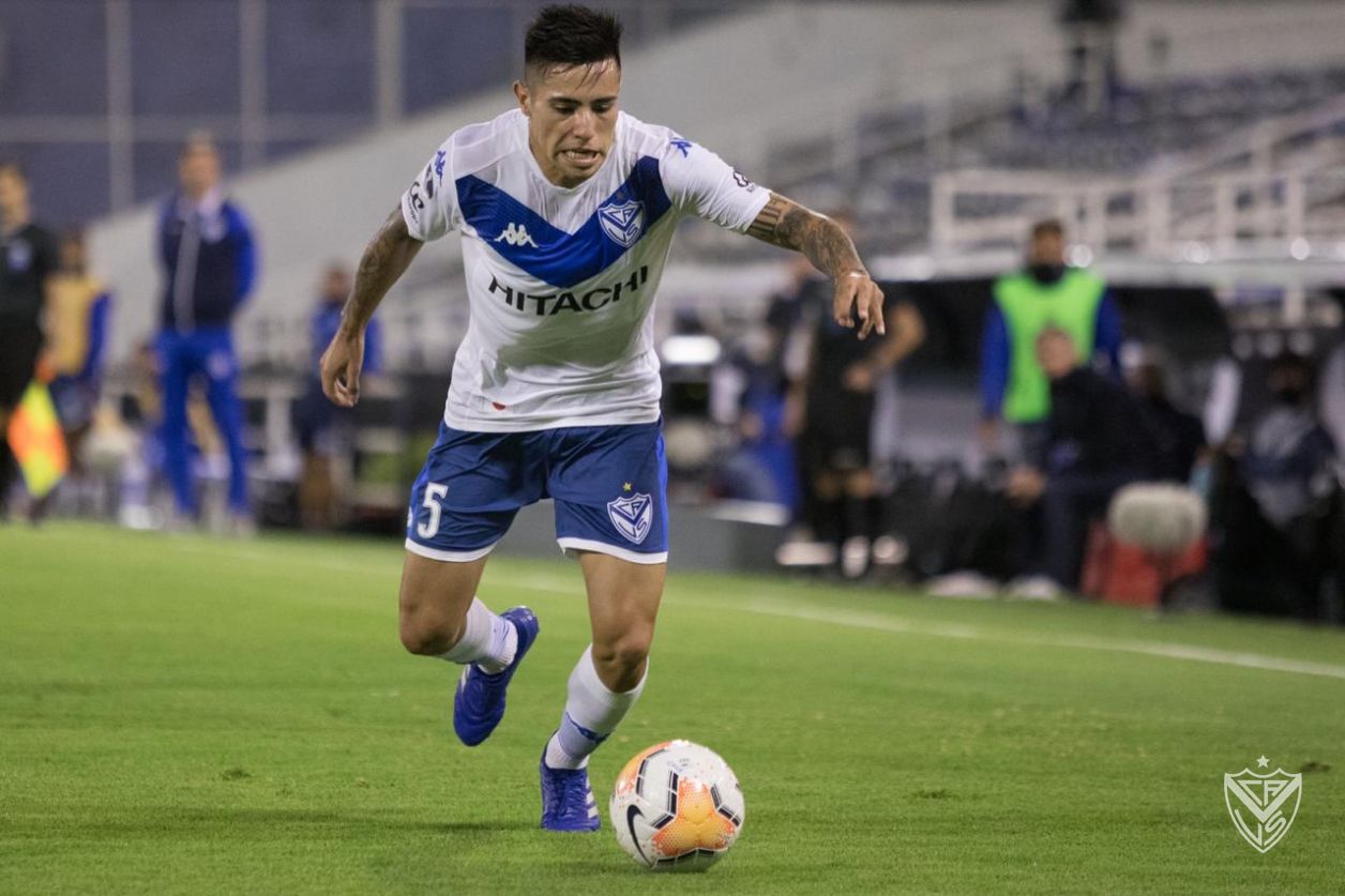 Ortega: em ação pelo Vélez (Foto: Divulgação/site oficial do Vélez Sarsfield)