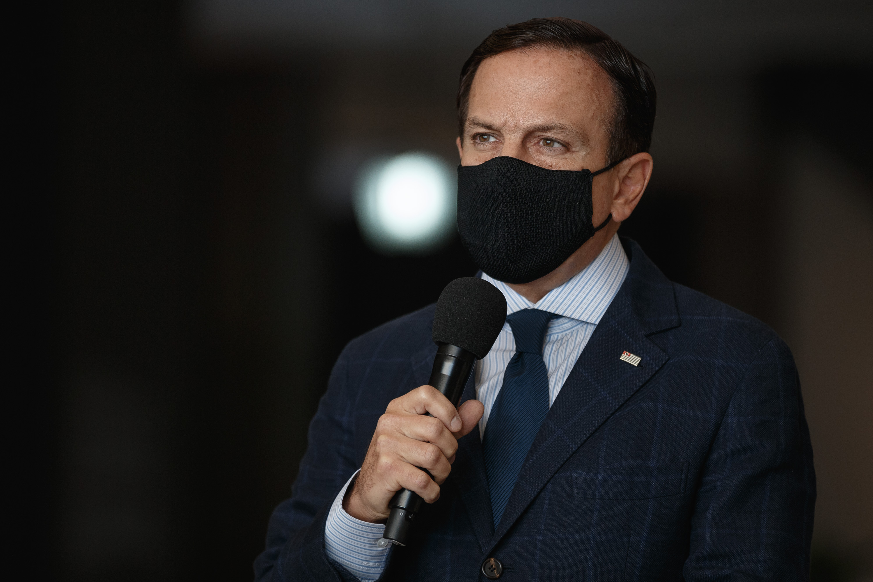 João Doria: Governador de SP paralisou o torneio estadual por duas semanas (Foto: Ettore Chiereguini/AGIF)