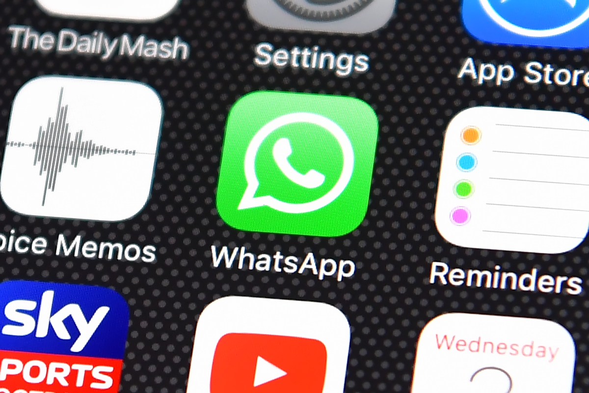 Tela de celular com o WhatsApp instalado. Foto: Getty Images Tela de celular com o WhatsApp instalado. Foto: Getty Images