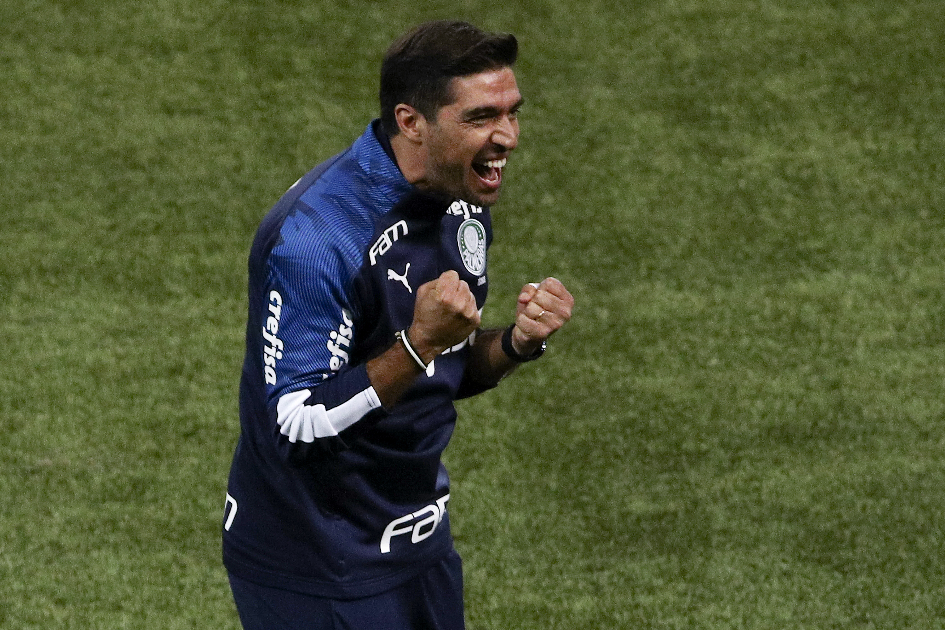 Abel Ferreira já conquistou duas títulos sob o comando do Verdão. (Foto: Getty Images)