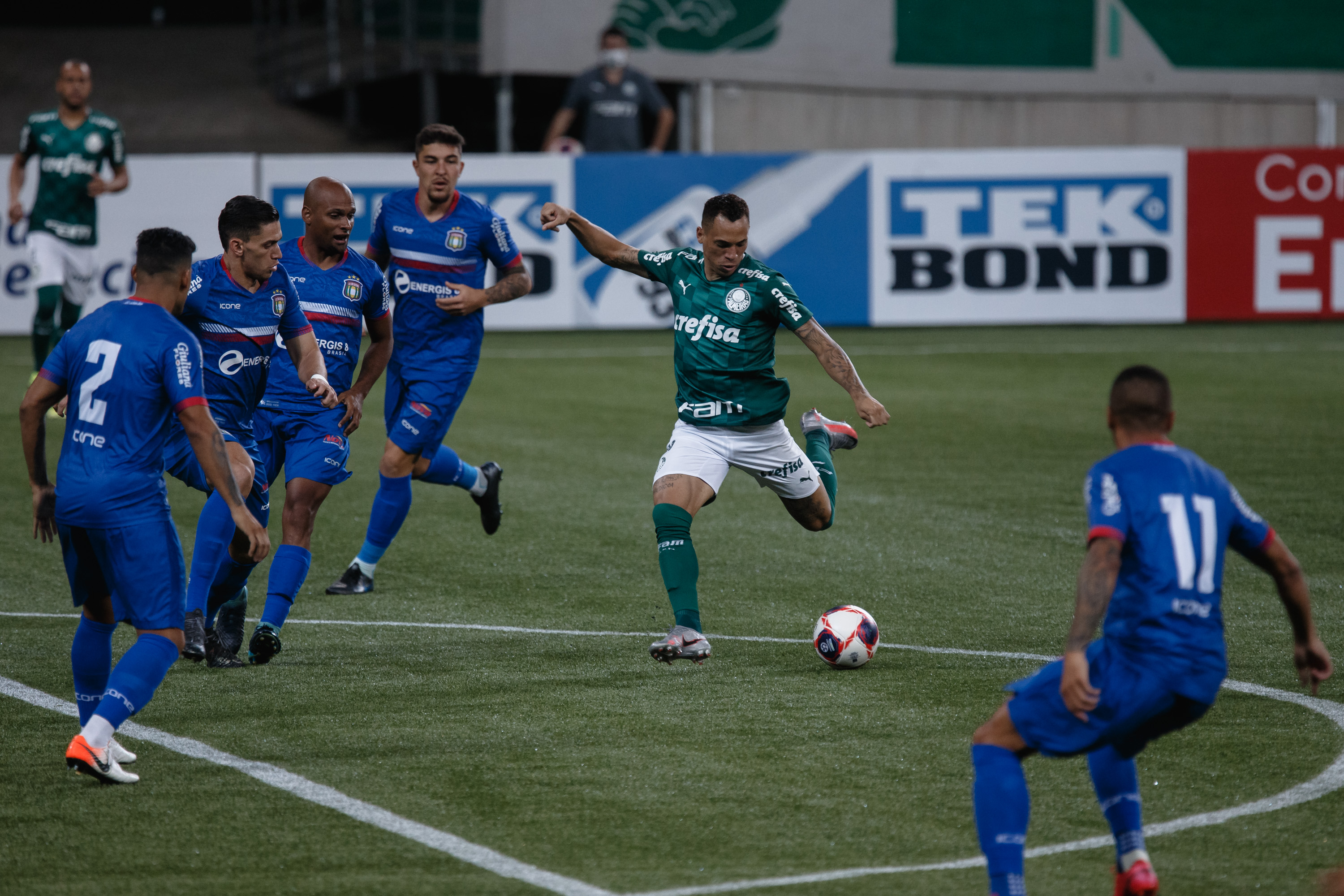 Palmeiras x São Caetano pelo Campeonato Paulista. (Foto: AGIF)