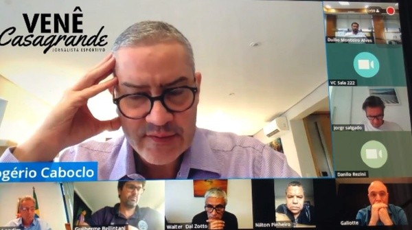 Rogério Caboclo falou com dirigentes de times (Foto: Reprodução/YouTube)