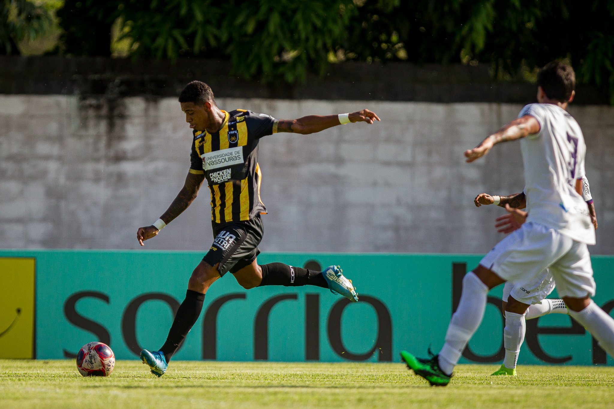 Volta Redonda em campo na derrota para o Resende. (Foto: André Moreira) 
