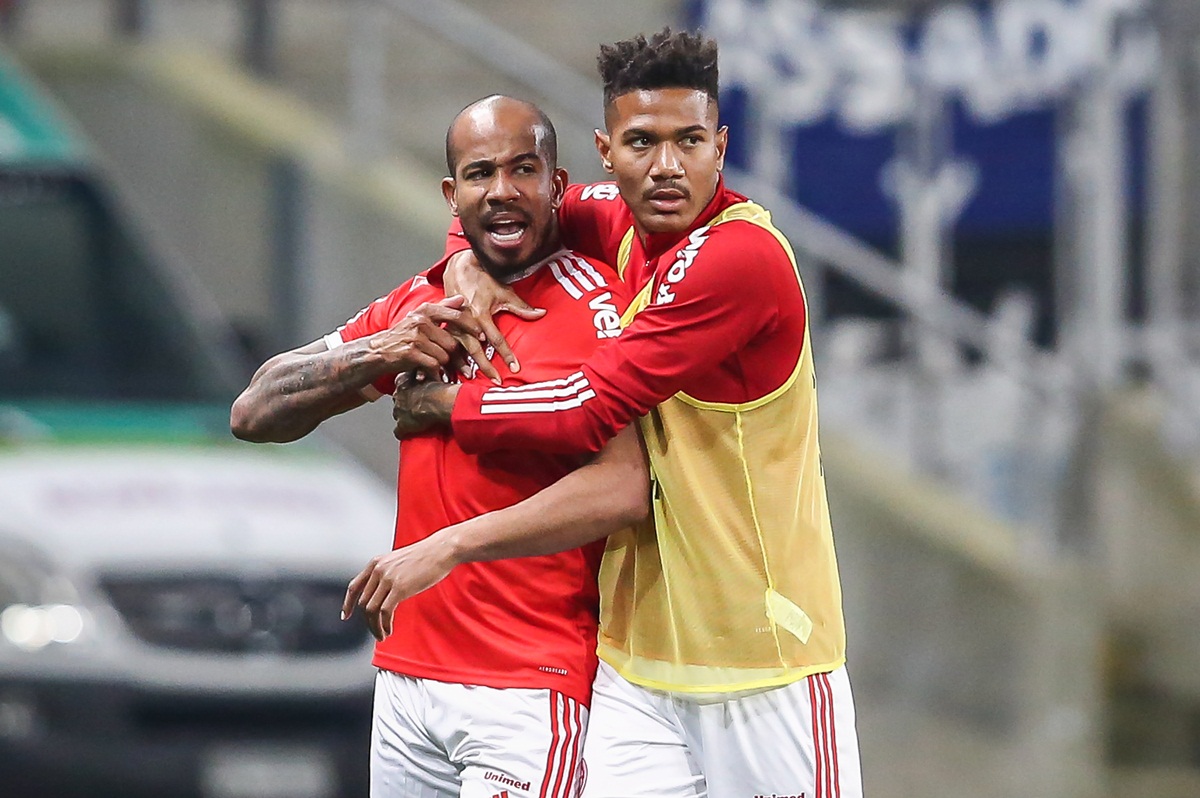 Comemoração do Internacional. Foto: AGIF