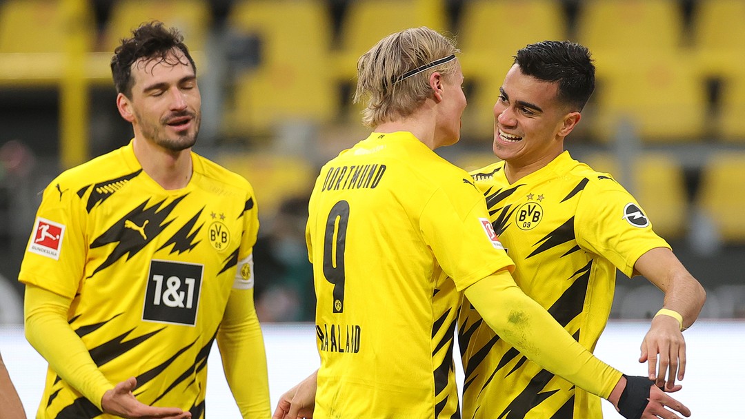 Halland é a esprança do Borrusia para avançar de fase na Champions. (Foto: Getty Images)