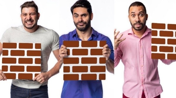 Caio, Rodolffo e Gilberto: os três emparedados da semana (Foto: Reprodução/Globoplay)