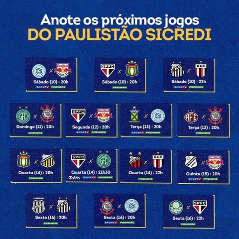 Paulistão estará de volta nesse fim de semana. (Foto: Reprodução Twitter)