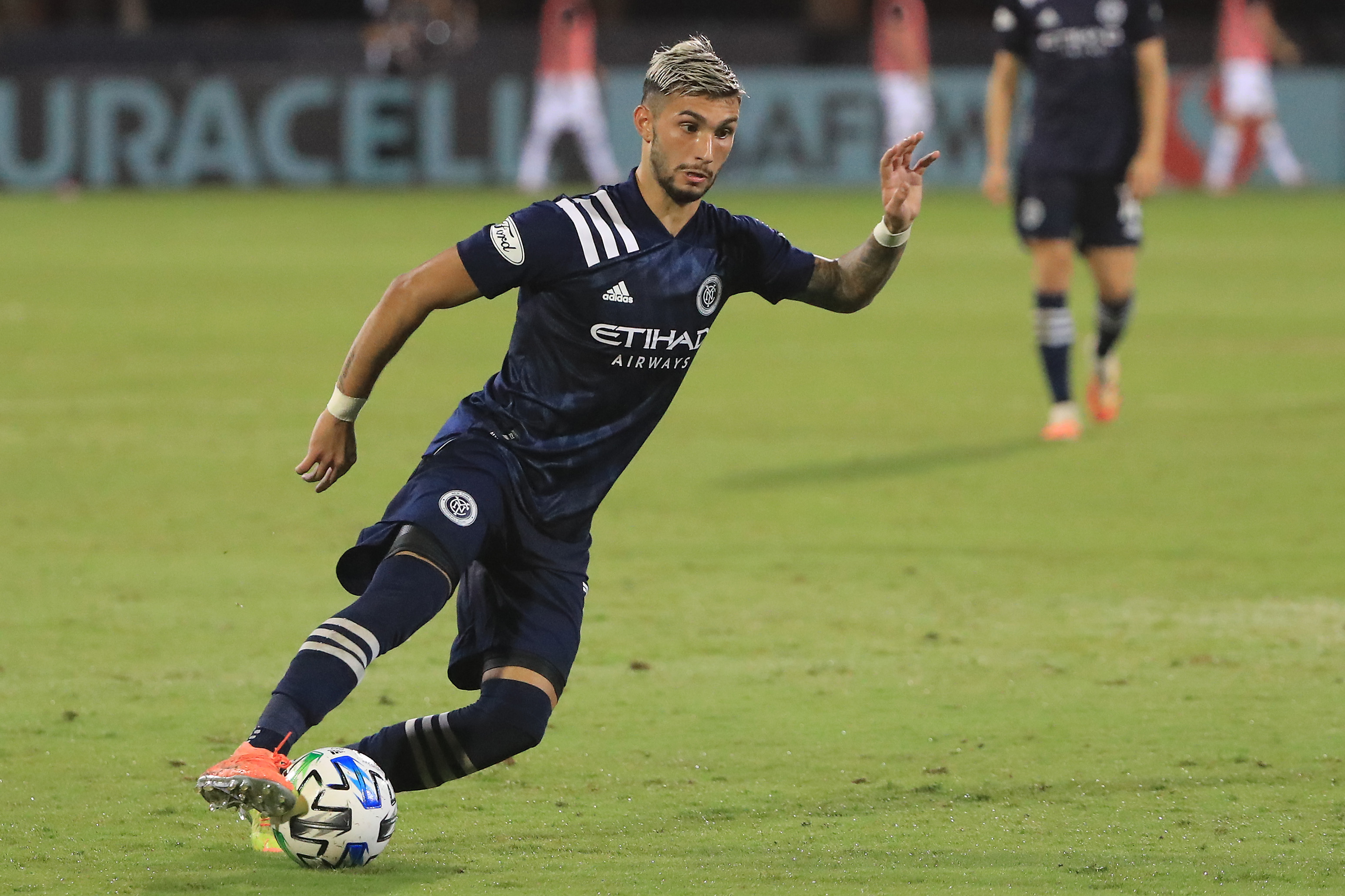 Taty Castellanos disse, em entrevista há pouco, que o interesse no Palmeiras ainda perdura (Foto:Sam Greenwood/Getty Images USA)