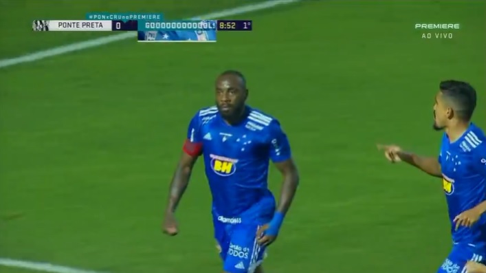 Manoel em campo pelo Cruzeiro. (Foto: Reprodução TV)