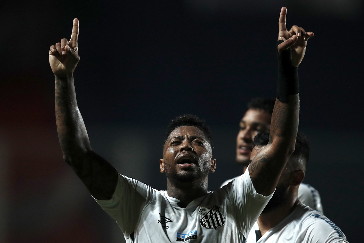 Marinho comemora gol pela Libertadores. Foto: Getty Images
