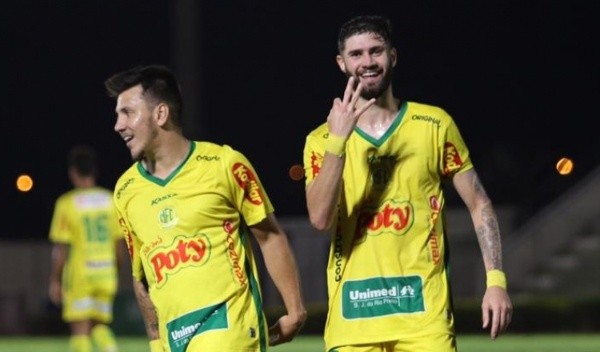 Fabrício Daniel vem sendo o principal goleador do Mirassol desde 2020 (Foto: Marcos Freitas / Agência Mirassol)