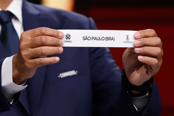 São Paulo em sorteio da Libertadores. (Foto: Getty Images)