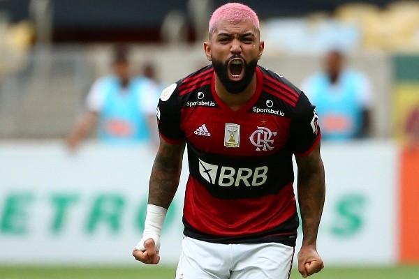 Gabigol, artilheiro da Libertadores de 2019. (Foto: Daniel Apuy/Getty Images)
