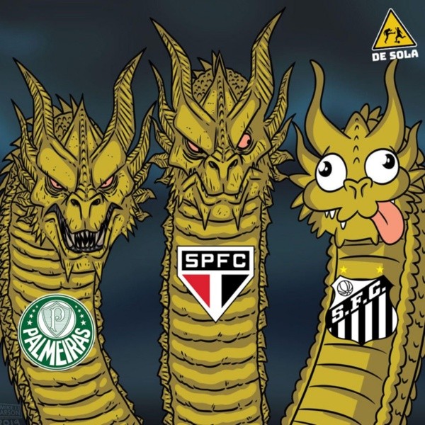 Meme zoa derrota do Santos em estreia na Libertadores 2021. Foto: Reprodução/Twitter