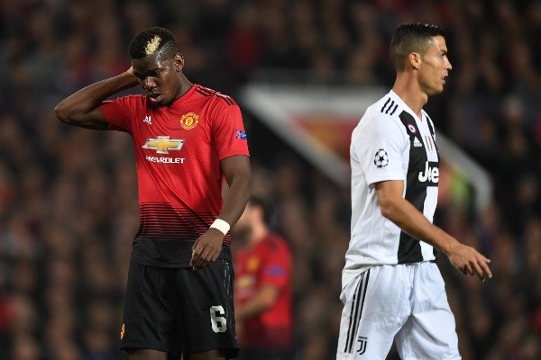 Pogba e Cristiano Ronaldo: possível mudança de ares para os jogadores (Michael Regan/Getty Images)
