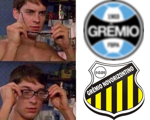 'O Santos perdeu para o Grêmio', brincou um torcedor. Foto: Reprodução/Twitter