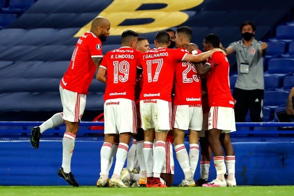 Internacional em campo pela Libertadores de 2020. (Foto: Getty Images)