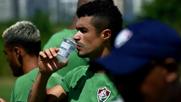 Expulso contra o Santa Fe, Egídio será titular contra a Portuguesa (Foto:MAILSON SANTANA/FLUMINENSE FC)