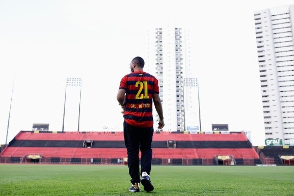 Gil do Vigor na Ilha do Retiro — Foto: Anderson Stevens / Sport Club do Recife