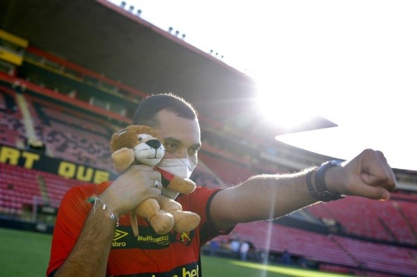 Gil do Vigor na Ilha do Retiro — Foto: Anderson Stevens / Sport Club do Recife
