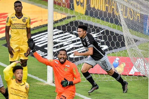 Marquinhos Gabriel comemorando gol no Campeonato Carioca. (Thiago Ribeiro/AGIF)