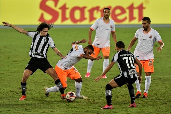 Botafogo em campo pela Campeonato Crioca. (Marquinhos Gabriel comemorando gol no Campeonato Carioca. (Foto: Thiago Ribeiro/AGIF)