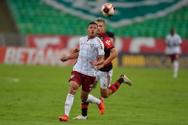 Flamengo x Fluminense em campo pela primeira fase do estadual. (Thiago Ribeiro/AGIF)