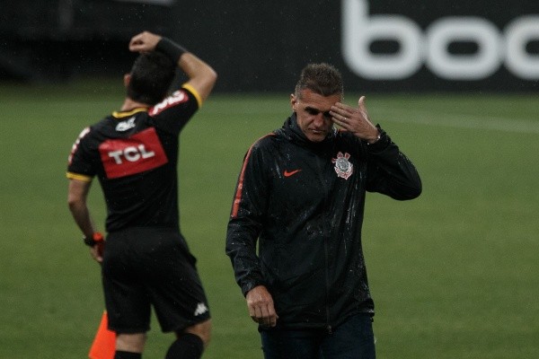 Mancini foi demitido do Corinthians após ser eliminado na Copa Sul-Americana e Paulistão. (Foto: SAULO DIAS/AGIF)