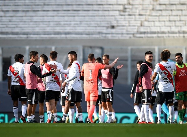 River Plate em campo pelo Campeonato Argentino. (Foto: Getty Images)