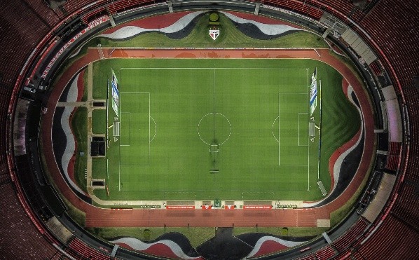 Morumbi foi palco de mais uma goleada do Tricolor. (Foto: Marcello Zambrana/AGIF)