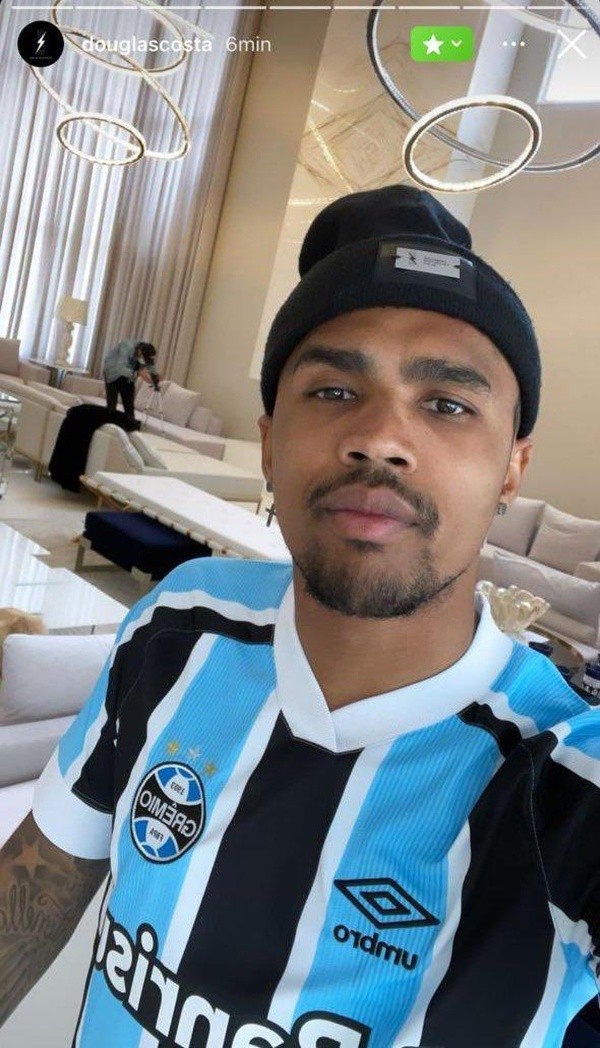 Atacante já veste o manto do Imortal - Foto: Reprodução/Instagram.