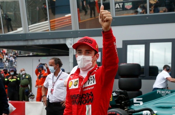 Leclerc festeja a Polo. (Foto: Getty Images)