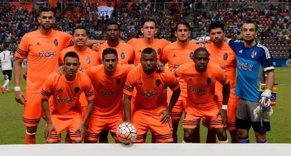 Deportivo La Guaira em campo pela Libertadores. (Foto: Reprodução Twitter)